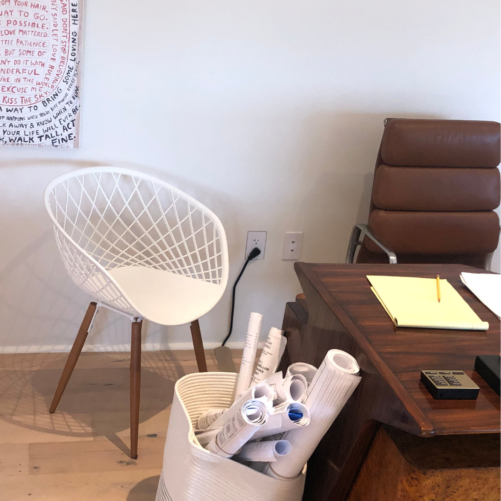 One-gang flush wall adapter for designer-grade finishes