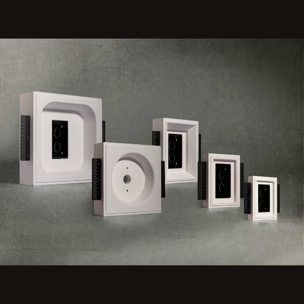 One-gang mud-in mount for recessed wall applications – SLD-1G-062