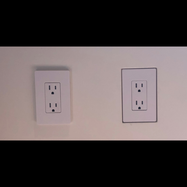 In-wall plaster mount with soft corners for one-gang device – SLD-1GR-062