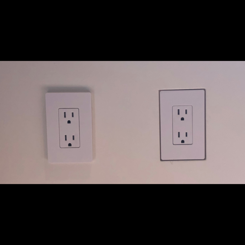 In-wall plaster mount with soft corners for one-gang device – SLD-1GR-062