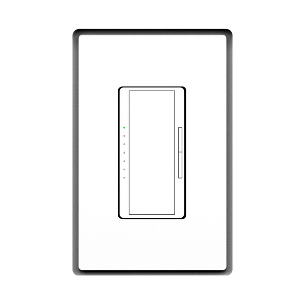 Painted SLD-1G-125 one-gang platform with crisp 1/8-inch reveal outline