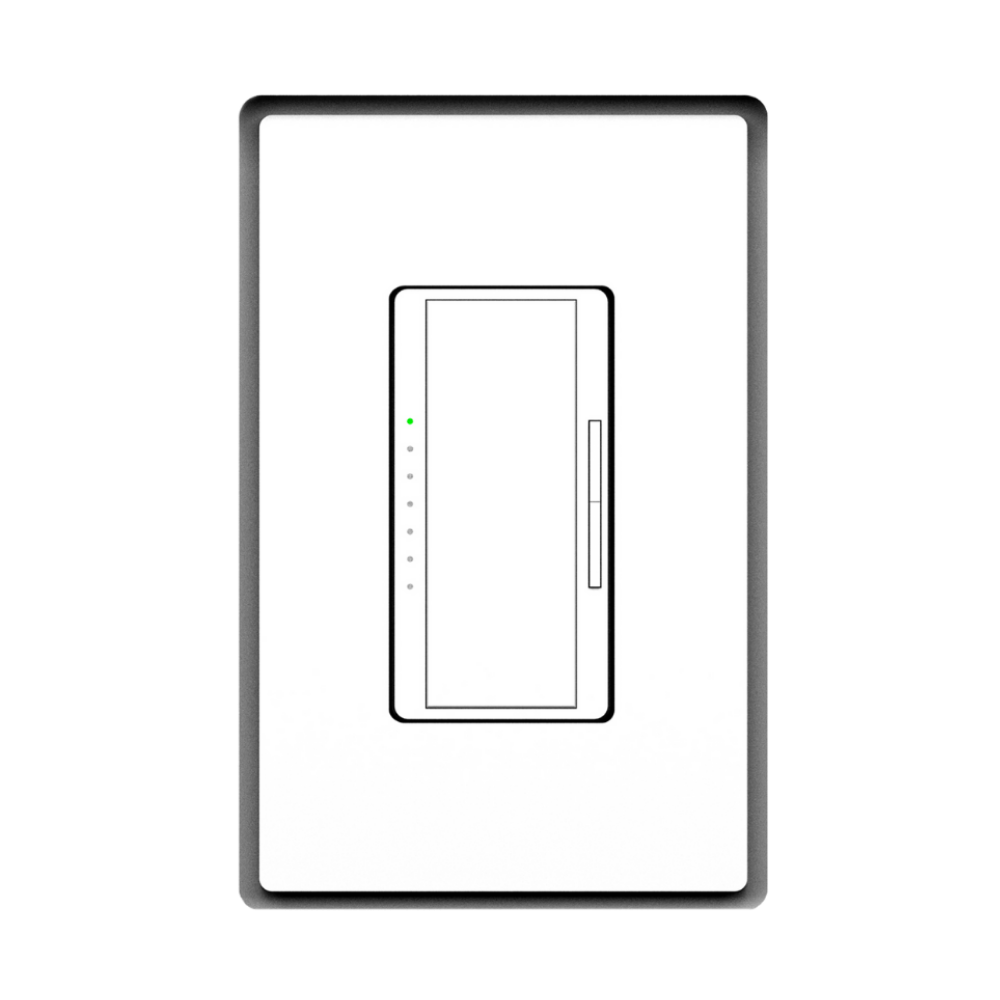 Painted SLD-1G-125 one-gang platform with crisp 1/8-inch reveal outline