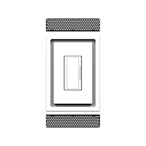 Trimless one-gang plaster mount showing smooth radius edge – SLD‑1G‑250
