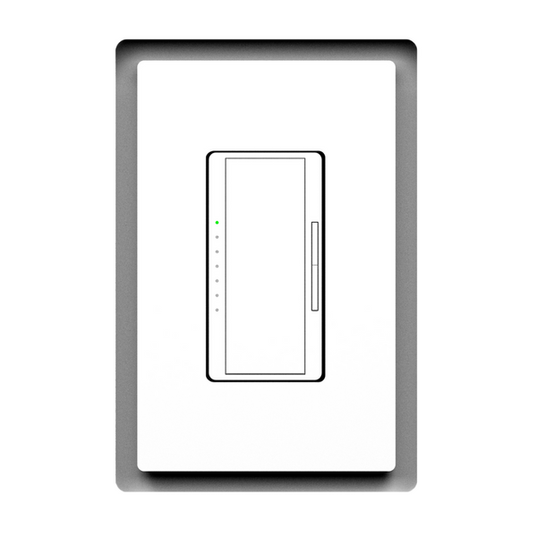 SLD‑1G‑250 one-gang designer style flush mount with ¼″ reveal and soft corners