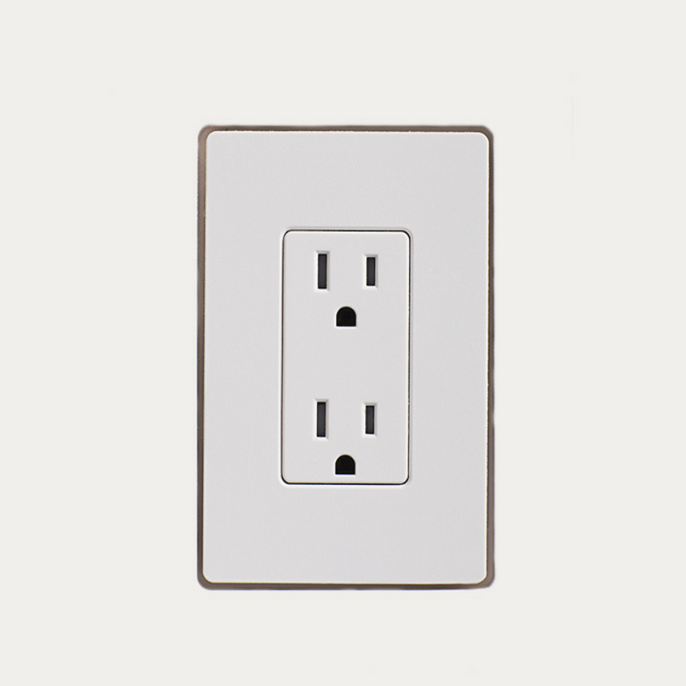 Front view of SeeLess SLD-1GR-062 one-gang designer mount