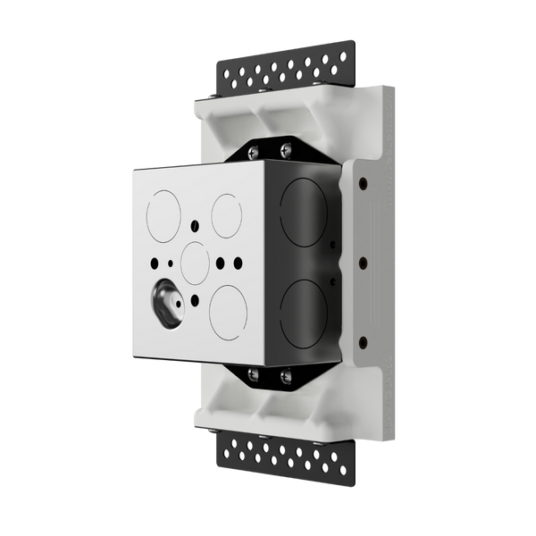 SLD-1GU-062  Designer Style Universal Flush Mount With 1-Gang Adapter Ring