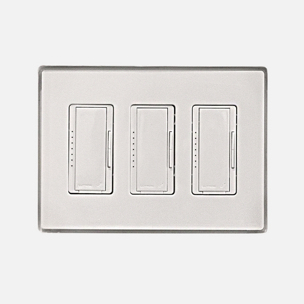 SLD-3G-062 three-gang mount – raw install stage showing plaster-ready finish
