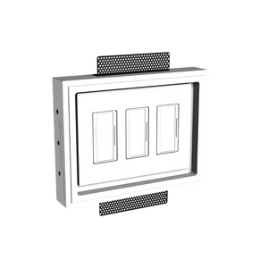 Designer-style in-wall mount, SLD-3G-250 – recessed finish compatible with Lutron devices