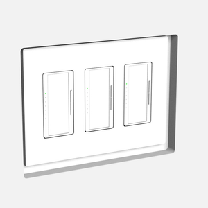 Flush-mount platform for Lutron devices, model SLD-3G-250 – seamless wall alignment