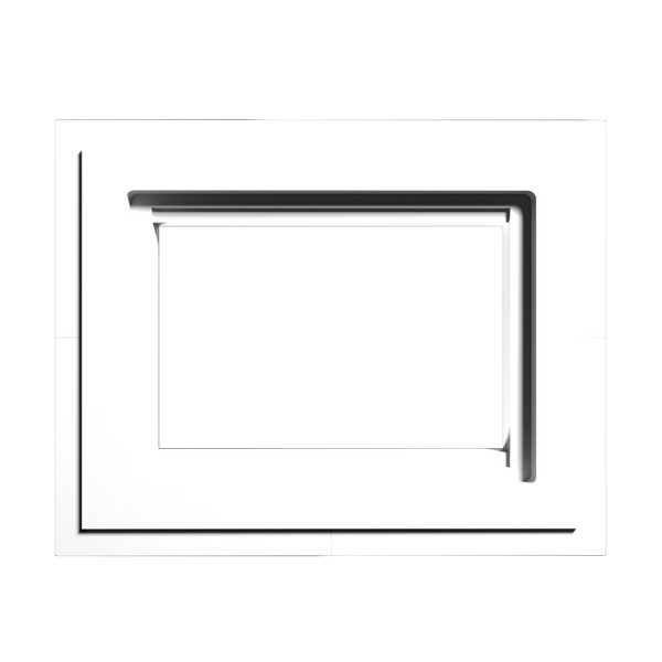 SLD-3GR-062 three-gang mud-in platform – front view with rounded corners