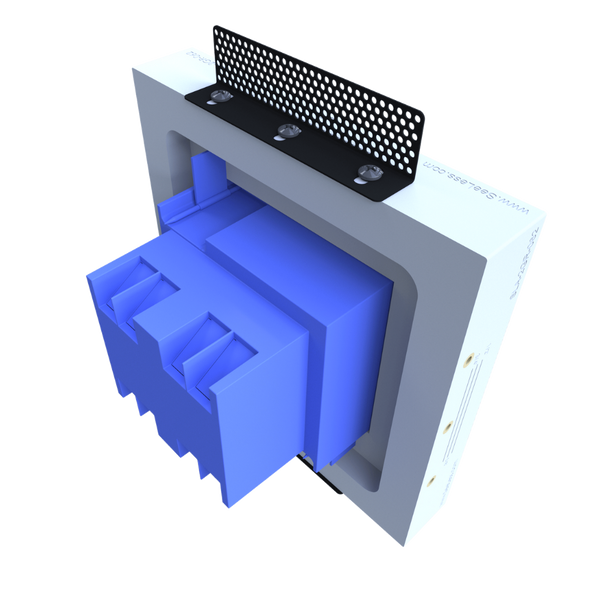 Two Gang Designer Style flush mount with Carlon-compatible opening (box/ring not included)