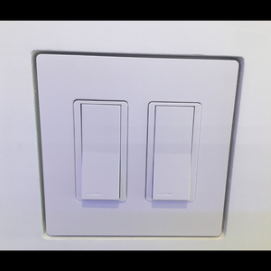 Rounded corner two-gang mud-in platform SLD-2GR-062 – seamless wall installation