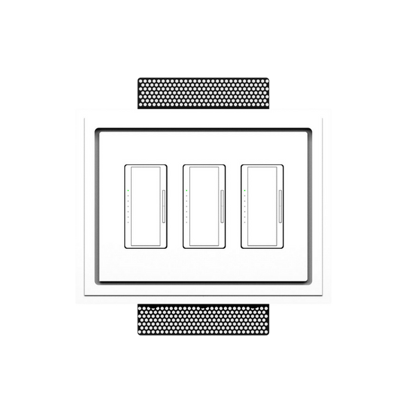 SLD-3G-125 mud-in mounting platform – soft-edged, trimless wall integration