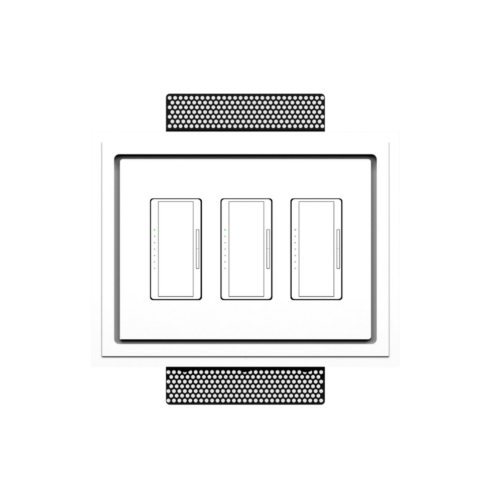 SLD-3G-125 mud-in mounting platform – soft-edged, trimless wall integration