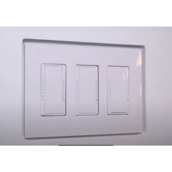 SLD-3G-125 Three Gang Designer Style | Flush In-Wall Mount
