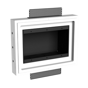 Recessed three-gang mount, SLD-3G-125 – modern in-wall setup with clean finish
