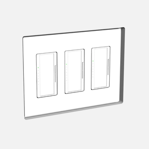 Three-gang in-wall flush mount, SLD-3G-125 – seamless look for electrical devices