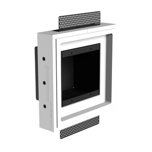 Two-gang designer-style mud-in platform, model SLD-2G-125 – clean smooth gypsum