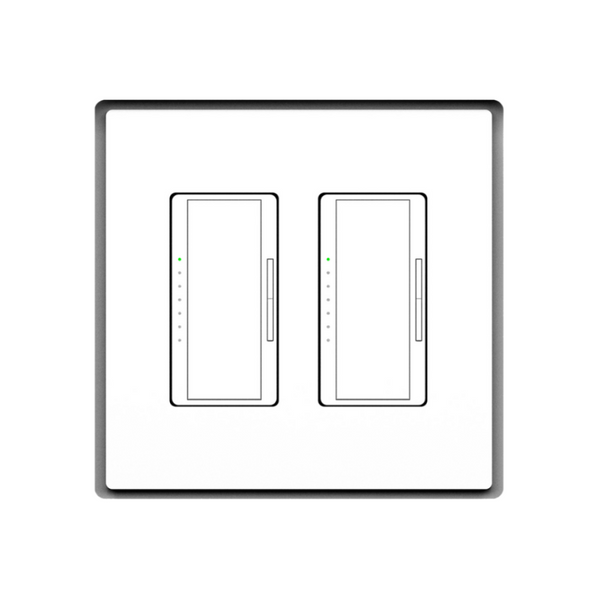 SLD-2G-125 two-gang mud-in platform – recessed and trimless plaster finish