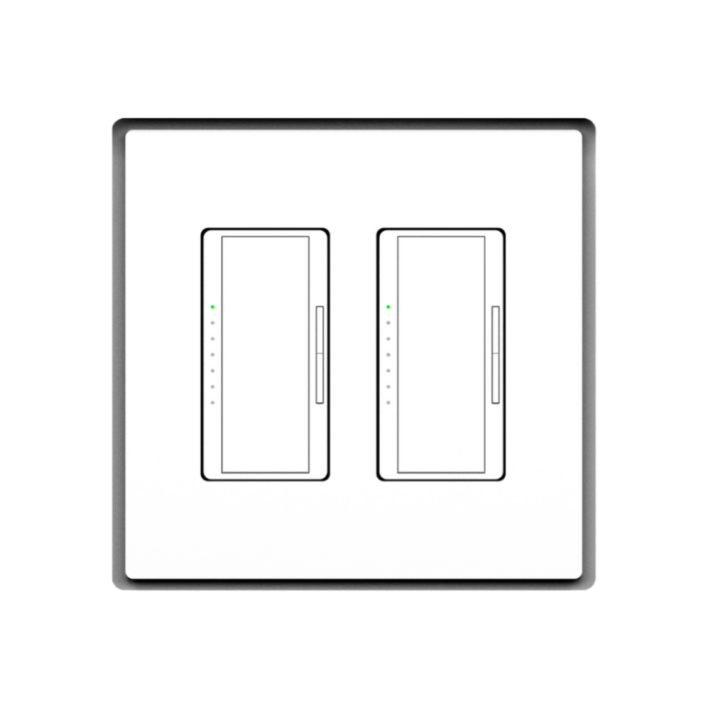 SLD-2G-125 two-gang mud-in platform – recessed and trimless plaster finish
