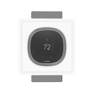Front view of SLE-TSU-375 platform – trimless and paintable in-wall mounting solution