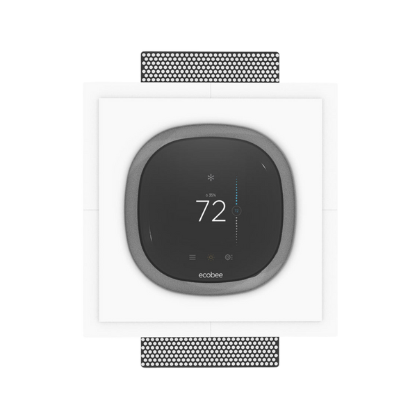 Front view of SLE-TSU-375 platform – trimless and paintable in-wall mounting solution