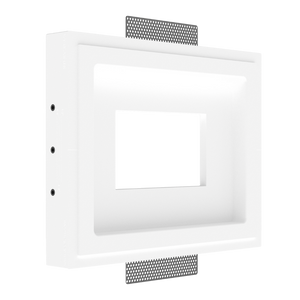 In‑wall plaster platform SLS‑TPS8E‑062 for ELAN 8″ touch panel — universal two‑gang back box suitable for remodels and new construction.