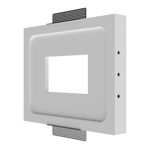 SeeLess SLS‑TPS8E‑062 in-wall mount for ELAN 8″ touch panel—durable, Wi-Fi compatible, and minimalist. 