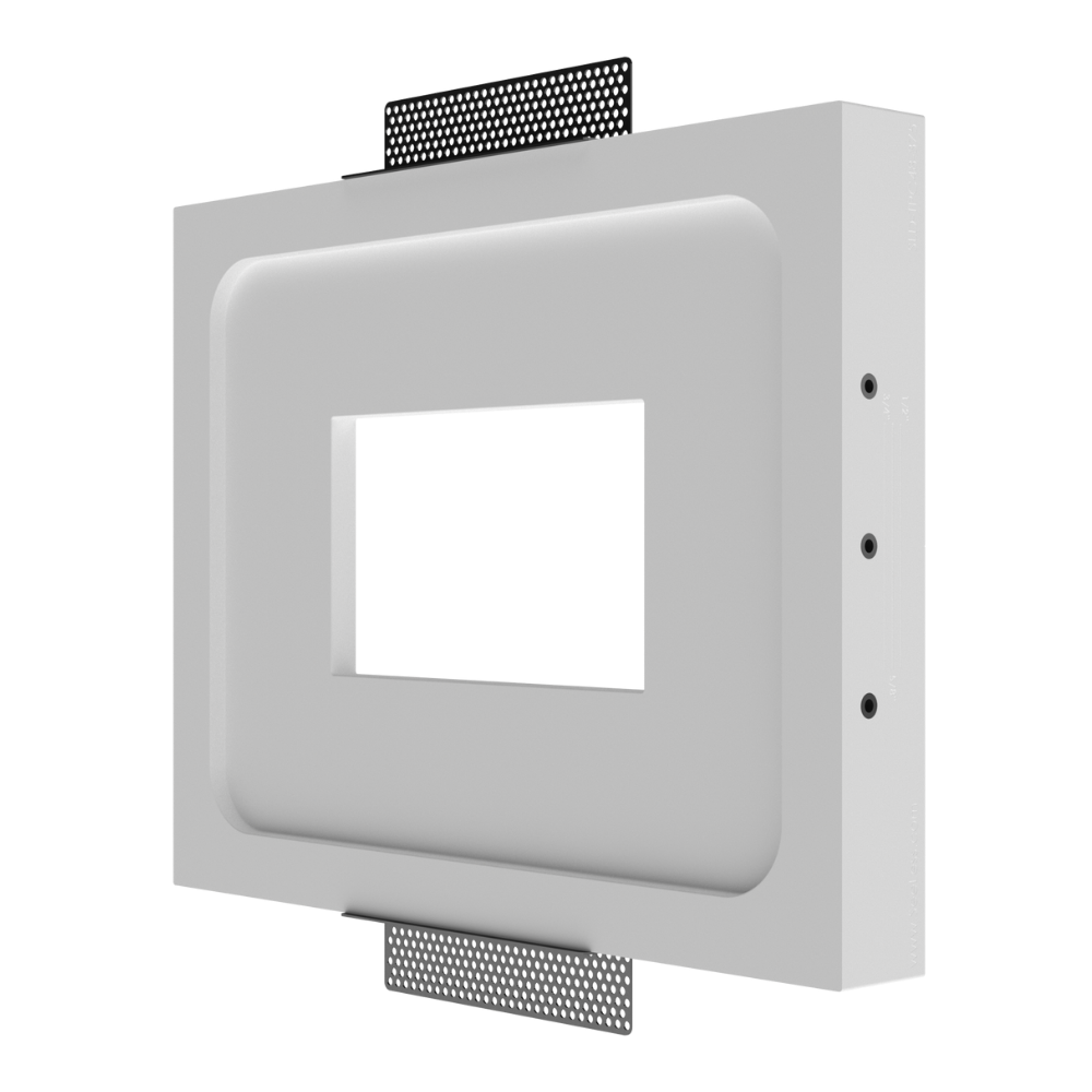 SeeLess SLS‑TPS8E‑062 in-wall mount for ELAN 8″ touch panel—durable, Wi-Fi compatible, and minimalist. 