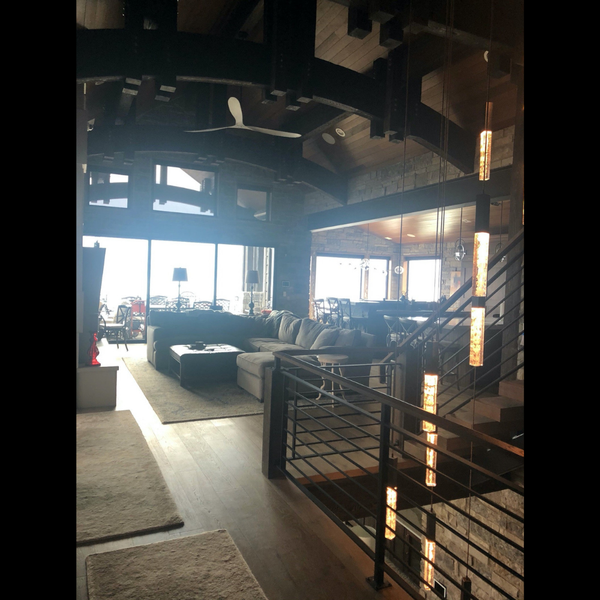 Trim‑free gypsum in‑wall mount for ELAN 8″ touch panel—SLS‑TPS8E‑062 design emphasizes clean, architectural finish. 