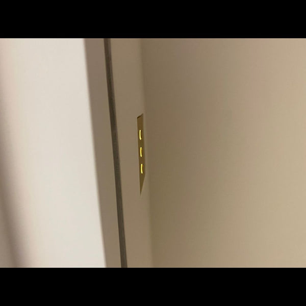 Recessed in-wall platform for Lutron Alisse, SLD-1GISDC-062 – soft-edged and trimless install