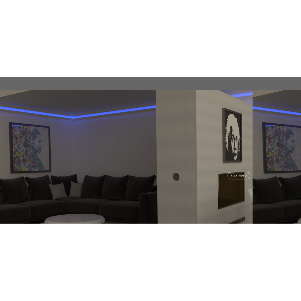 SLS-GLCC15-CR Crown Cove Corner Accessory demonstrating elegant horizontal corner finishing