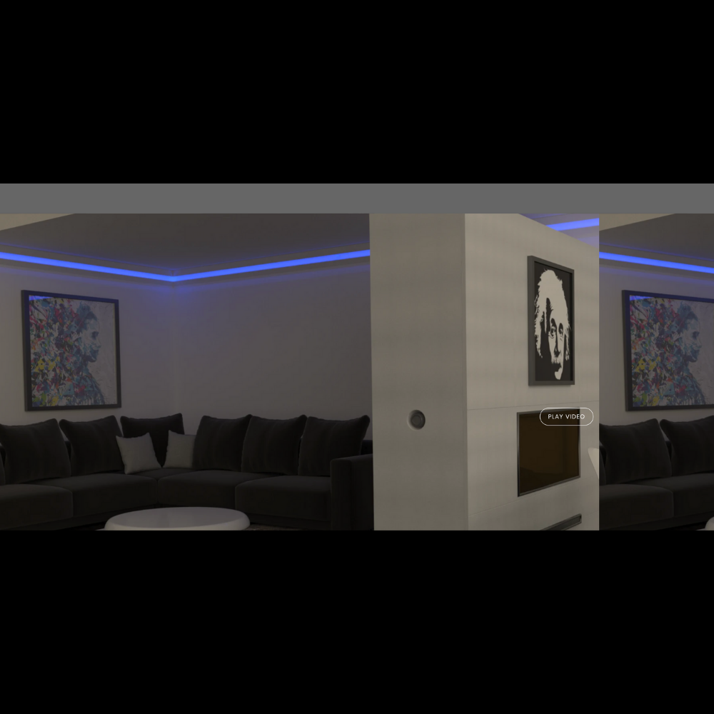 SLS-GLCC15 Gypsum Lighting Crown Cove highlighting elegant flush mount and modern ceiling design