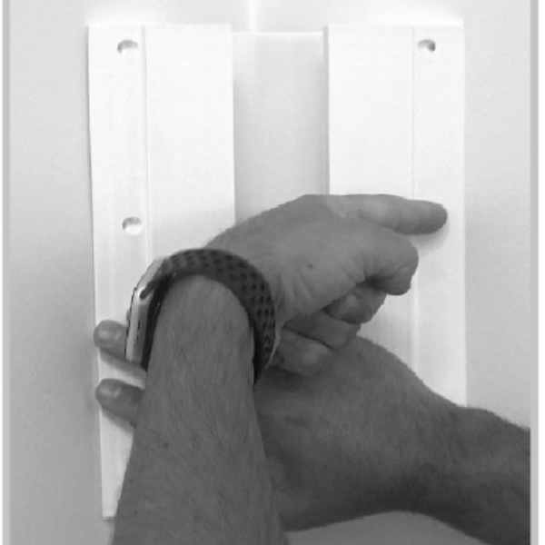 Detailed view of SLS-GLCC15 Gypsum Lighting Crown Cove corner showing precise in-wall fit