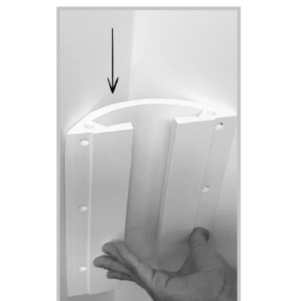 SLS-GLCC15 Gypsum Lighting Crown Cove highlighting elegant flush mount and modern ceiling design