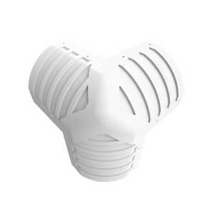 Gypsum three-way corner accessory for Crown Cove lighting