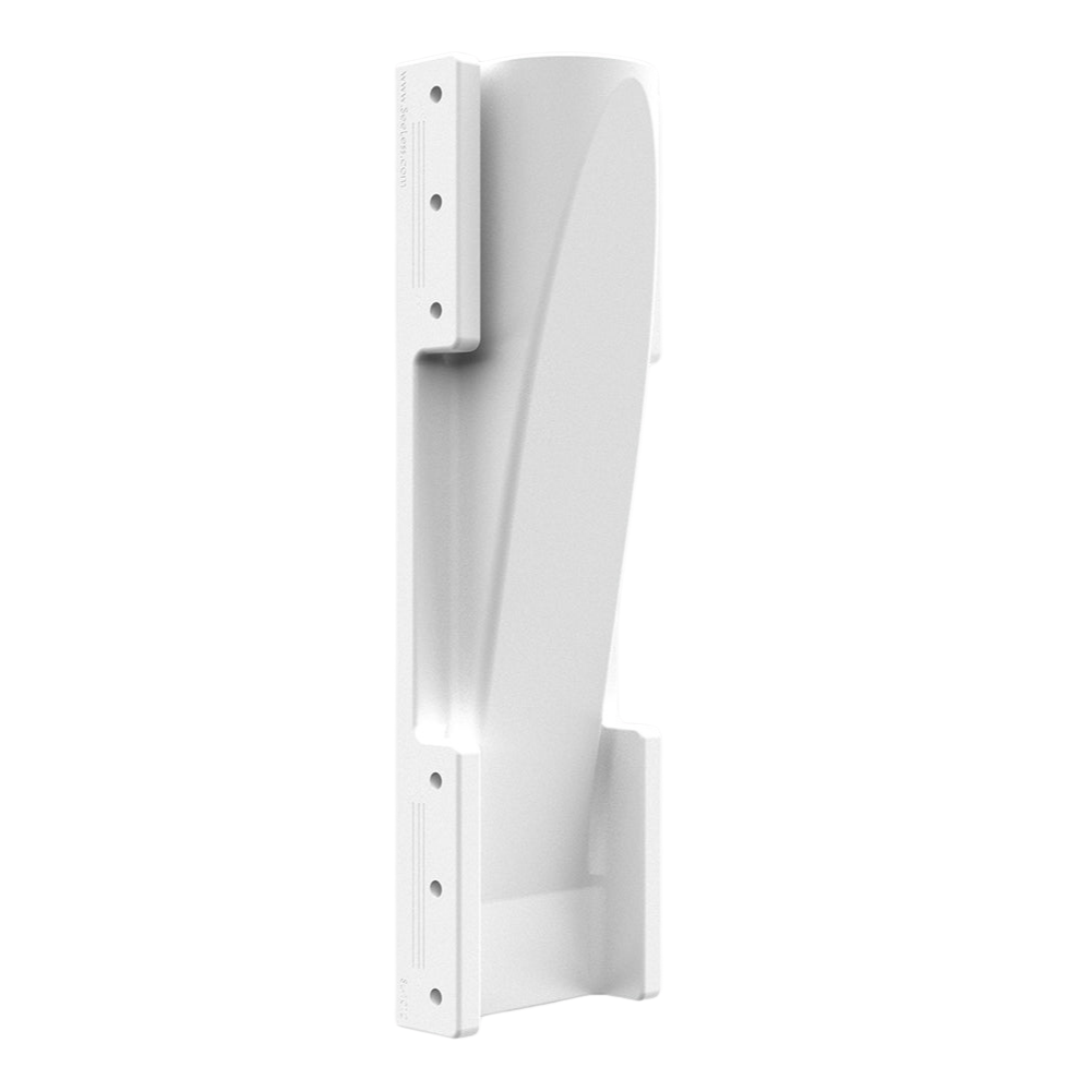 angled view of a  9-inch SeeLess trimless step light flush mount