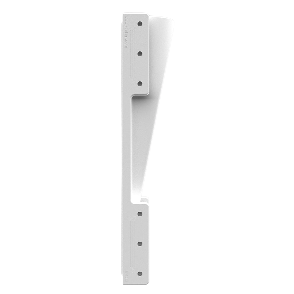 Side view of the SL-1009 9-inch step light flush in-wall mounting bracket – SeeLess