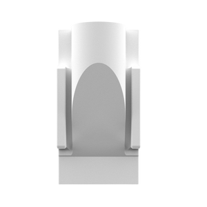 Back view of SeeLess step light mount showing platform depth and drywall bracket adjustability