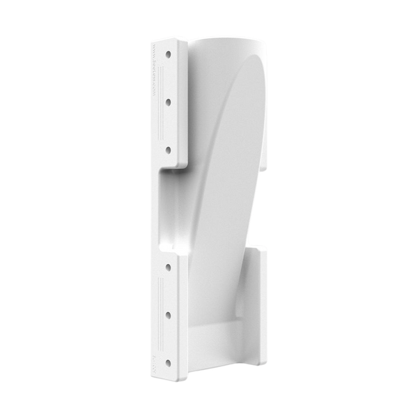 Side view of SeeLess step light mount showing platform depth and drywall bracket adjustability