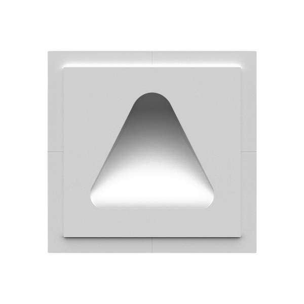 Bell shape step light flush in-wall mount by SeeLess