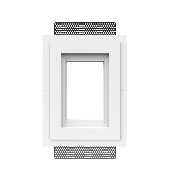 SLA-1GR-062 flush gypsum platform – one gang mount designed for Carlon electrical box.