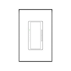 SLA-1GR-062 flush mount – modern, minimalist one gang wall platform.