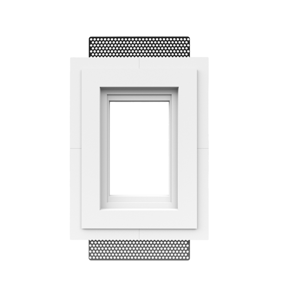 SLA-1GR-062 flush gypsum platform – one gang mount designed for Carlon electrical box.