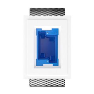 SLA-1GR-062 One Gang Architectural Style In-Wall Mounting Platform for Carlon box – trimless design.