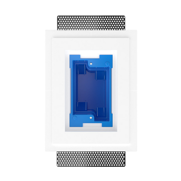 SLA-1GR-062 One Gang Architectural Style In-Wall Mounting Platform for Carlon box – trimless design.