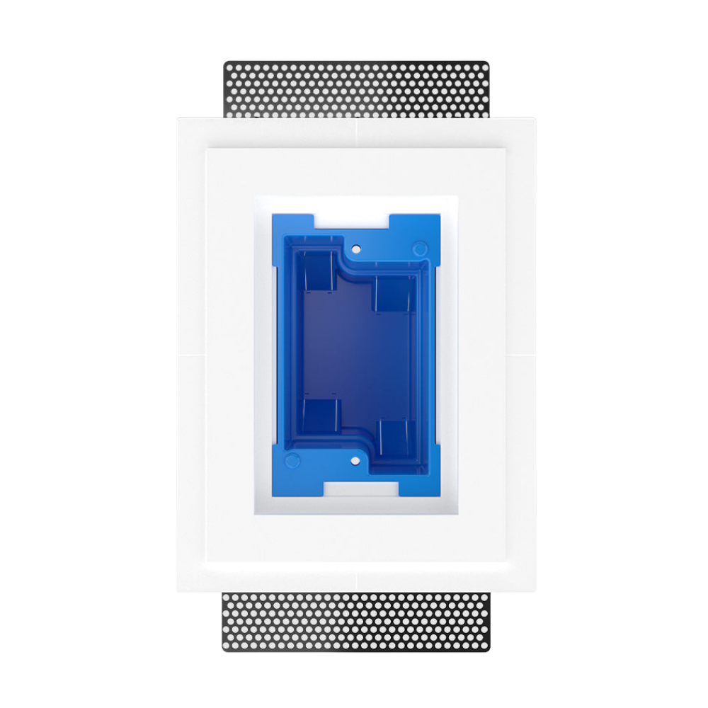 SLA-1GR-062 One Gang Architectural Style In-Wall Mounting Platform for Carlon box – trimless design.