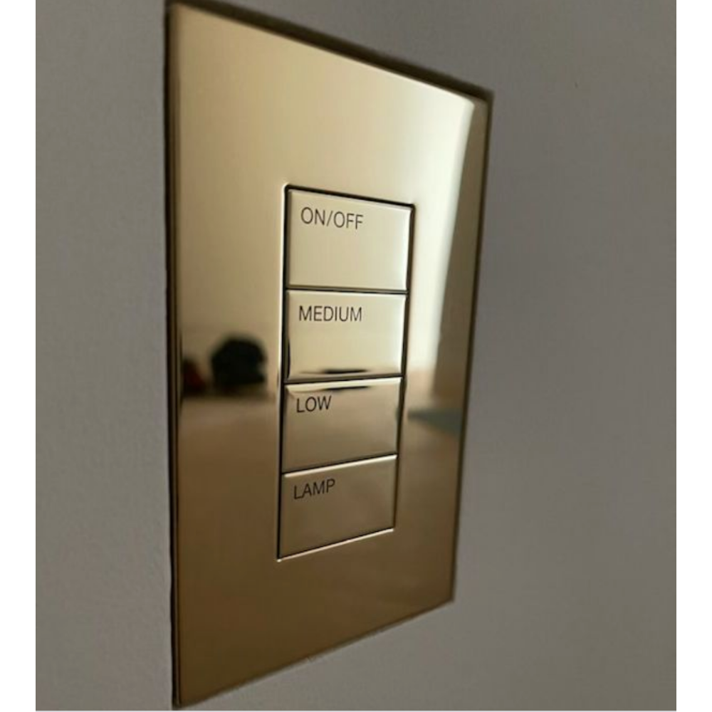 Installed SLA-1GR-062 one gang mount – seamless integration with drywall and paint finish.