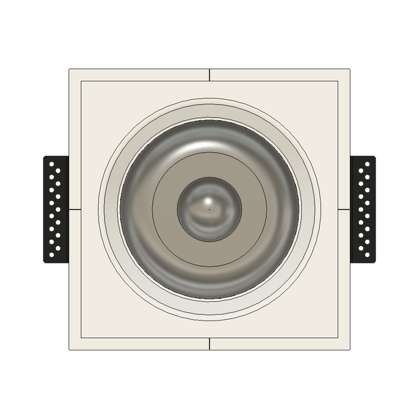 Recessed mounting platform for smoke or sensor device installation with universal compatibility