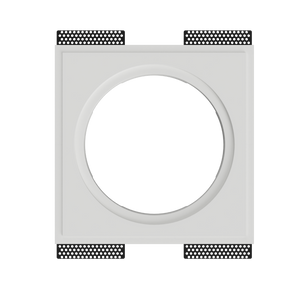 Left-angled render of empty SL-SICS6R-062 mounting platform without device, showing the circular face opening